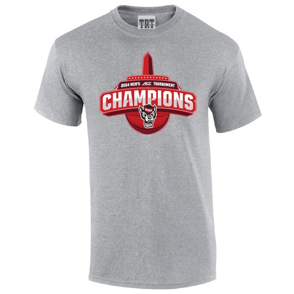 Oxford Grey Short Sleeve Tee - ACC Champs / Men's Basketball | Wolfpack ...