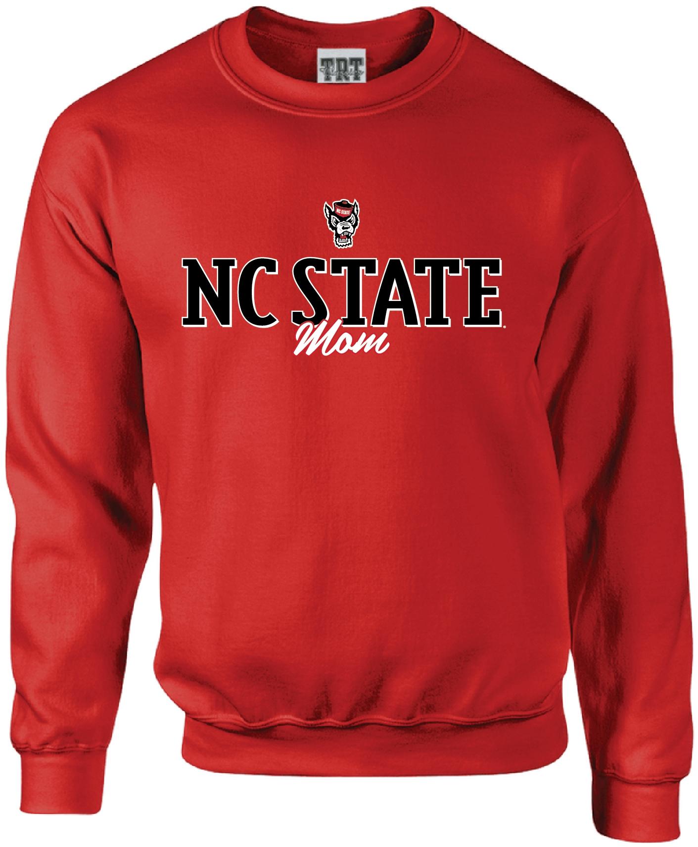 Crewneck Sweatshirt NC State Mom - Red