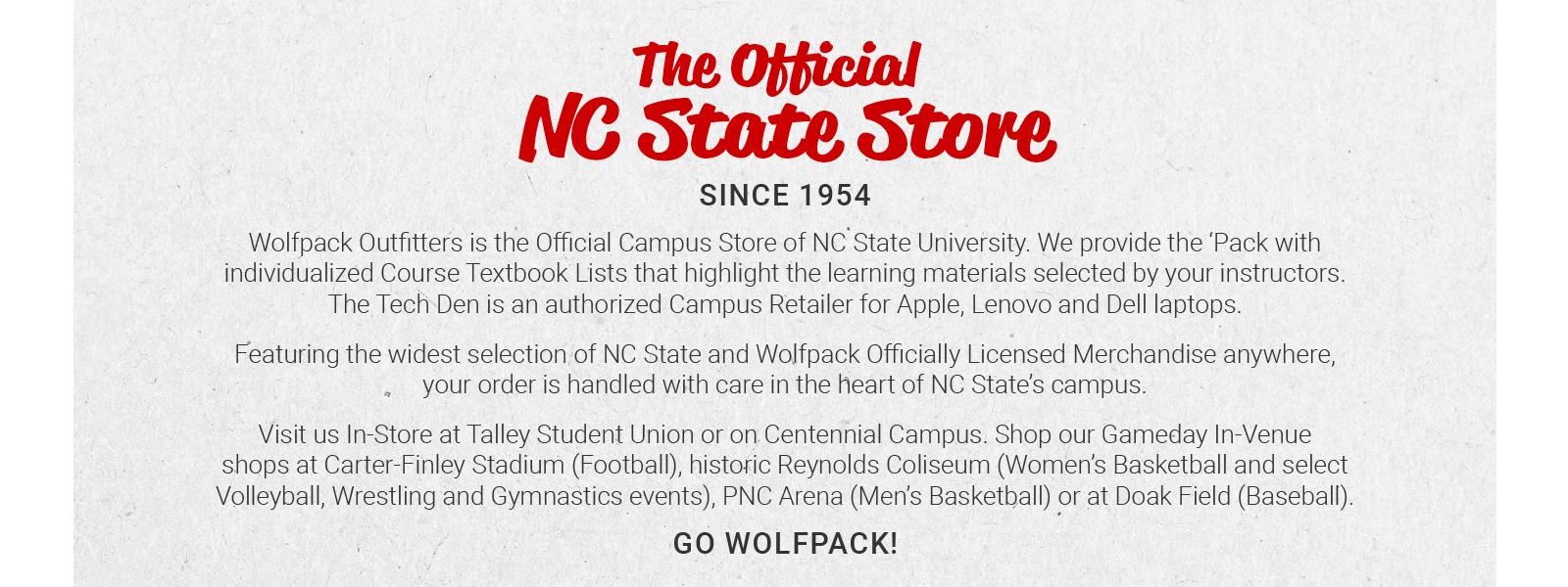The Official NC State Store since 1954